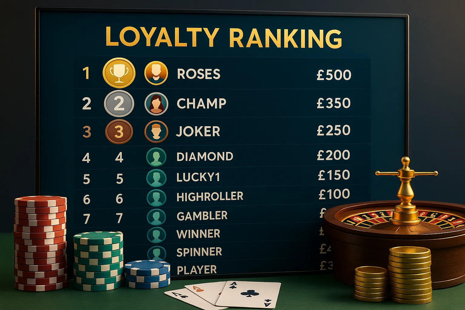 Can In-Game Ranking Improve Loyalty Rewards