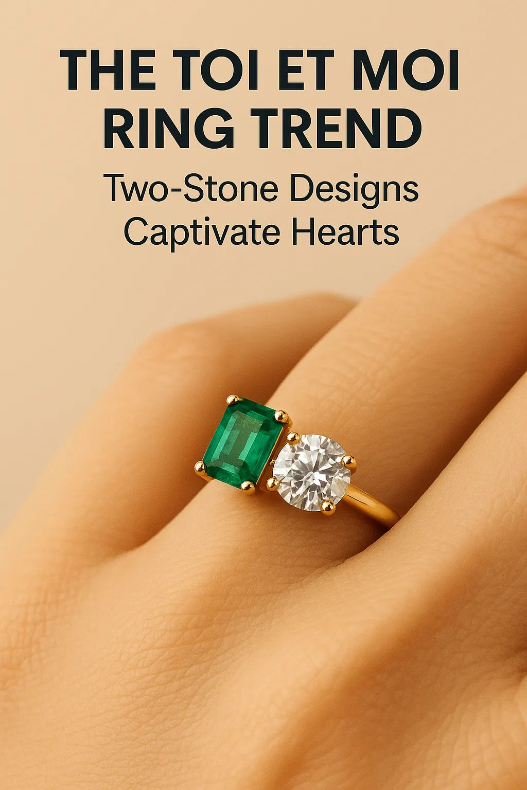 The Toi Et Moi Ring Trend: Two-Stone Designs Captivate Hearts