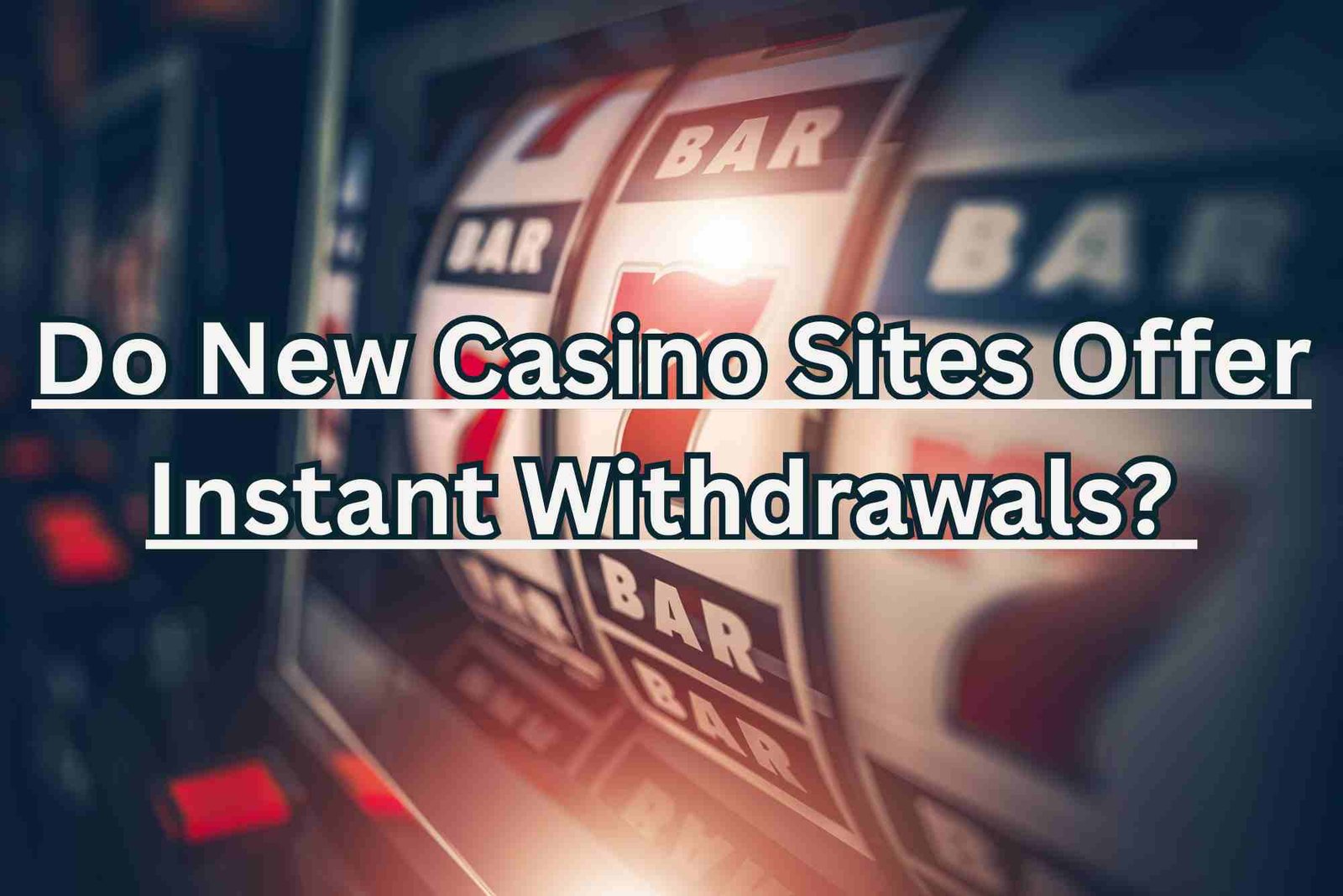 Do New Casino Sites Offer Instant Withdrawals  